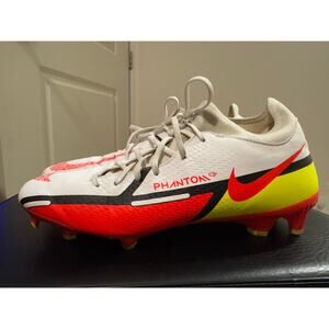 Nike Phantom GT2 Elite DF FG White Crimson Volt Mens Size 12